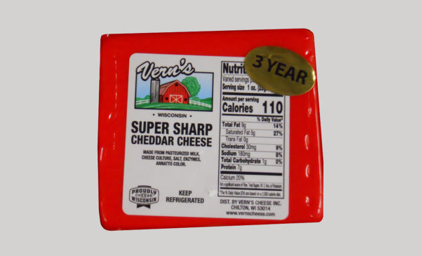 Three Year-Old Super Sharp Cheddar Cheese
